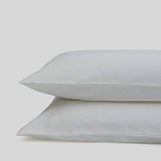 Fabdreams 100% Organic Cotton King Pillowcases | 400 Thread Count | Luxury Hotel Collection | GOTS Certified Long Staple Cotton | Soft & Smoother Than Egyptian Cotton | Set of 2-20" x 40" | Ivory