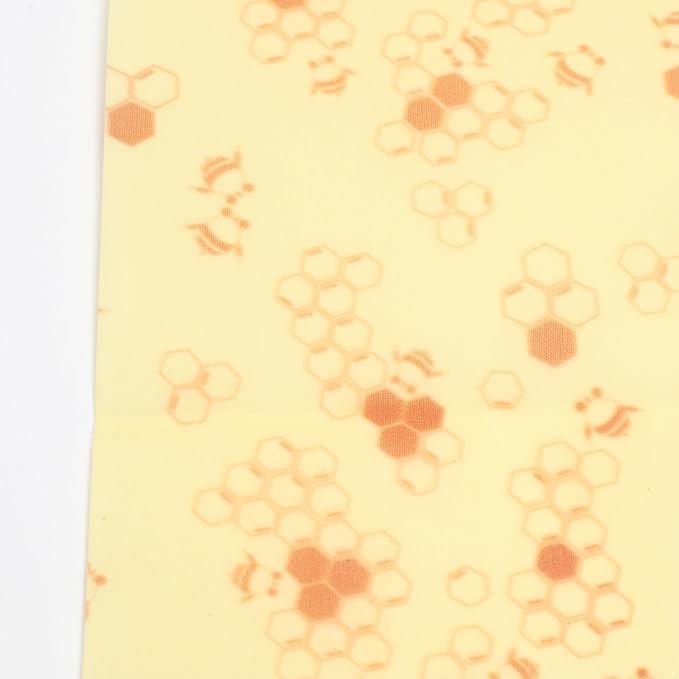 Bee's Wrap Beeswax Wraps for Food - Reusable Food Wraps, Sandwich Wrap & Bowl Covers Yellow Honeycomb One Size