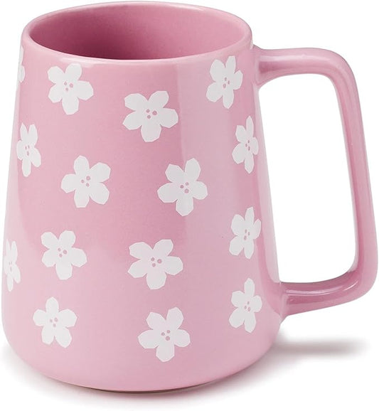 24oz Large Ceramic Coffee Mug with Big Handle, Handmade Kiln Glazed Large Coffee Mug Tea cup, Unique Uneven Surface for Office and Home，Microwave and Dishwasher Safe (Purple)