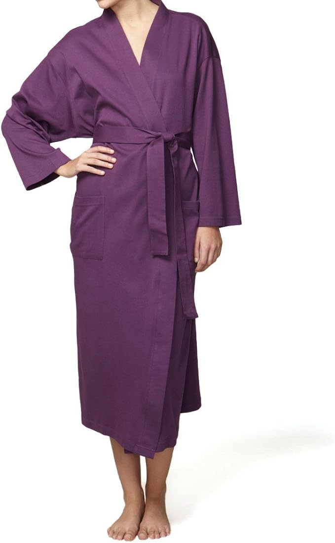 Pure Fiber Serenity Organic Cotton Robe - Luxurious Comfort for Spa, Bath, and Relaxation