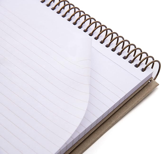 Mintra 100% Recycled Notebooks (Steno Book, Kraft Cover 3pk)