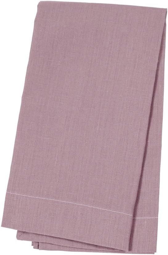 Huddleson Heather Lilac Linen Napkin 20x20 (Set of Four) Luxury Italian Linen Napkin Sewn in US