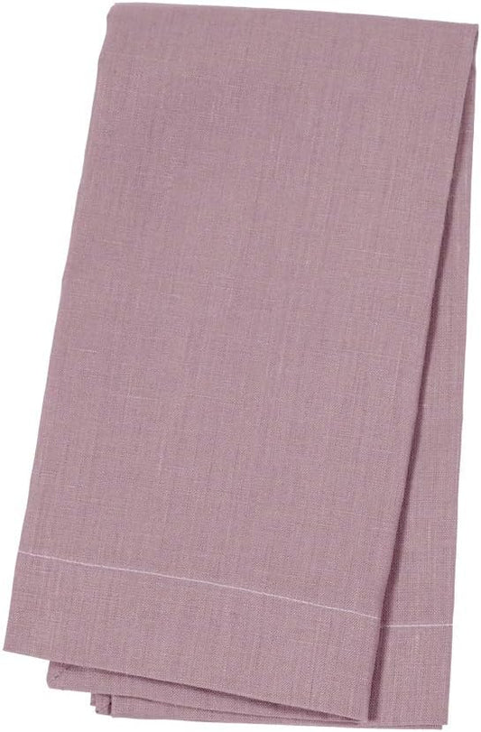 Huddleson Heather Lilac Linen Napkin 20x20 (Set of Four) Luxury Italian Linen Napkin Sewn in US