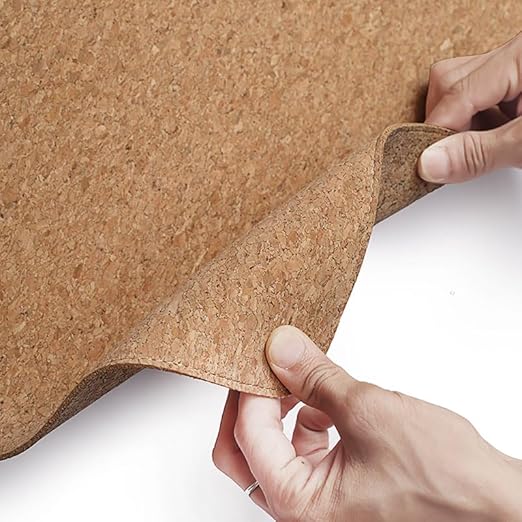 Natural Cork Mouse Pad, Large XXL Desktop Keyboard Mat, Office Anti-Slip Waterproof Big PC Cushion Computer Mousepad 1pc(Brown,80x40 cm)