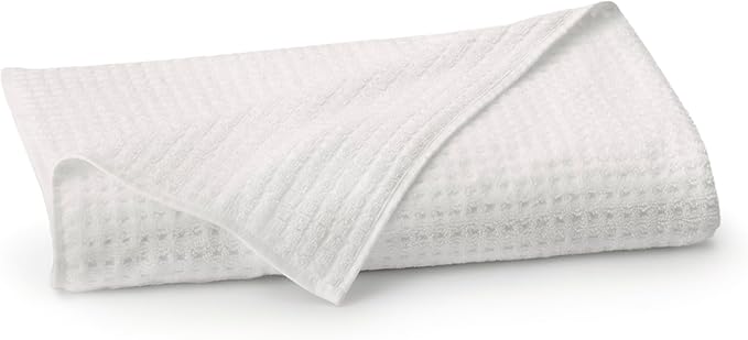 BOLL & BRANCH Turkish Waffle Bath Sheet - White - 100% Organic Turkish Cotton - Lightweight Soft Absorbent Quick Dry Luxury Spa Bath Sheet with Textured Waffle Weave - Oversized