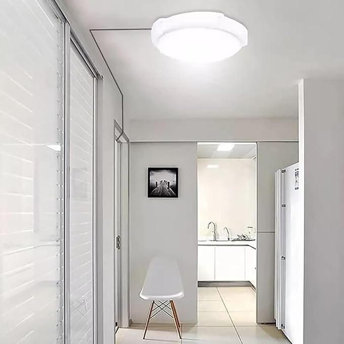 54 LED Solar Ceiling Light, 1000 Lumens Solar Light Indoor Outdoor Waterproof with Remote Control & Auto On/Off, for Porch Garage Barn Balcony