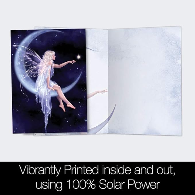 Tree-Free Greetings - All Occasion Cards - Artful Designs - 12 Greeting Cards + White Envelopes - Made in USA - 100% Recycled Paper - 4 x 6 - Birth of a Star (FS66493)