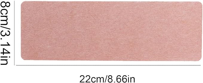 Diatomite Tray,Anti-Slip Diatomaceous Earth Soap Holder - Water Drying Soap Saver Dish Toothbrush Drink Coaster Set for Bathroom and Kitchen
