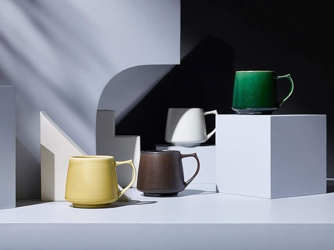 cores C811YL Kiki Mug, Made in Japan, Microwave and Dishwasher Safe, Delicate Construction