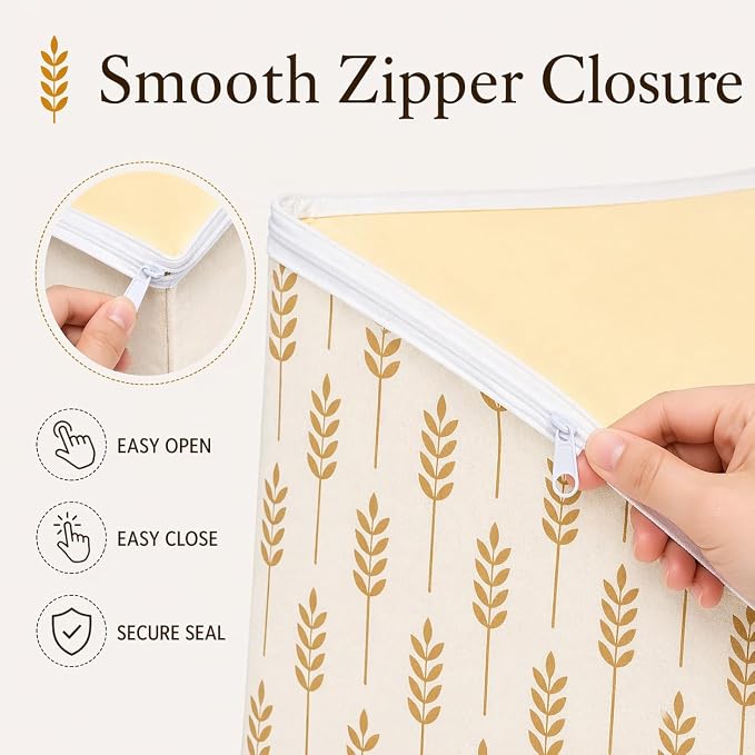 7PCS Bread Bags for Homemade Bread Beeswax Bread Bag