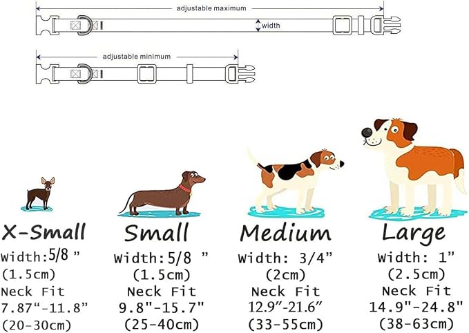 Mihqy Dog Collar with Bohemia Floral Tribal Geometric Patterns - Soft Ethnic Style Collar Adjustable for Small Medium Large Dogs(Purple Bohemia,L)