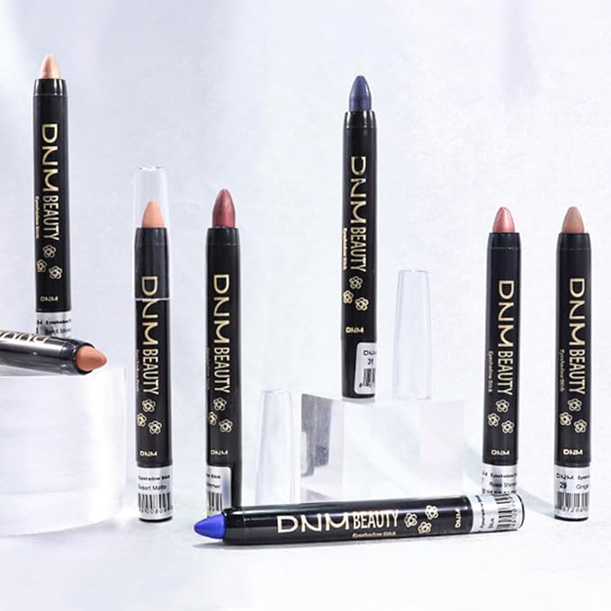 evpct Desert Matte Cream Eye Shadow Brightener Sticks Set for Eyes, Desert Matte Pencil Eye shadow Applicator Stick Pen Palette Makeup Waterproof sombras en crema para ojos 28#