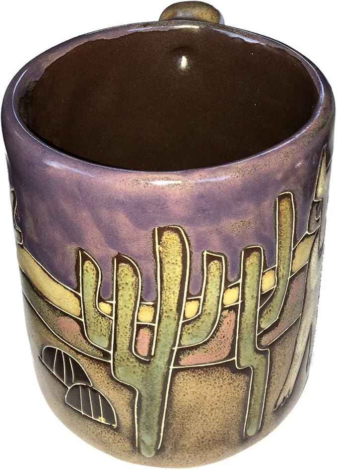 Mara Stoneware Mug - Coyote Desert Cactus - 16 oz