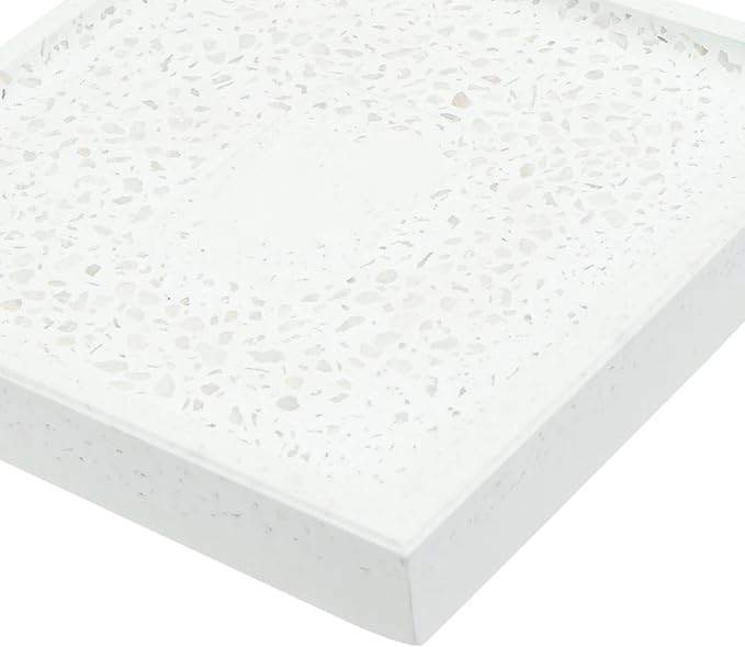 BESTOYARD Diatomite Soap Dish Holder Square Soap Container with Water-Absorbent Quick-Drying
