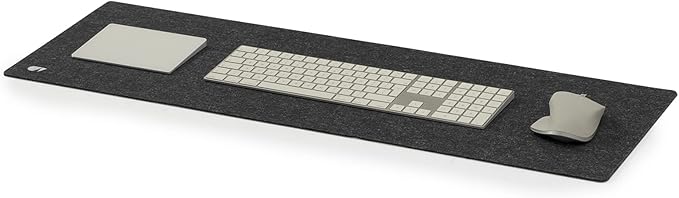 OAKYWOOD Felt Desk mat Anthracite Grey L 30 x 90 x 0,3 cm