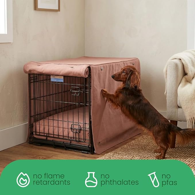 Molly Mutt Kyoto Dog Crate Cover, GOTS-Certified 100% Organic Cotton Canvas Cover for Dog or Puppy Kennel and Cage, Washable, Free of Harmful Chemicals, XX-Large, Fits 48"x30"x33" Crate