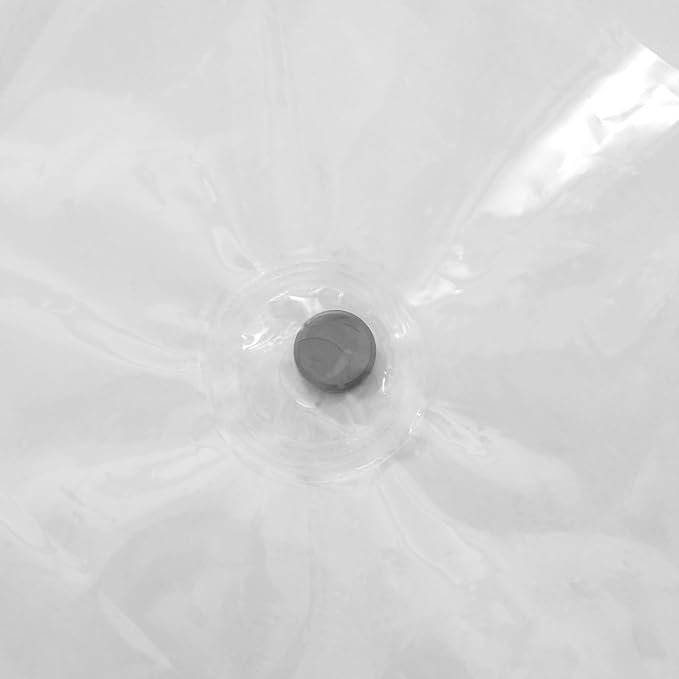 Barossa Design Clear Snap in Liner Replacement for No Hook Shower Curtain, Waterproof Premium PEVA Lightweight, 70x54