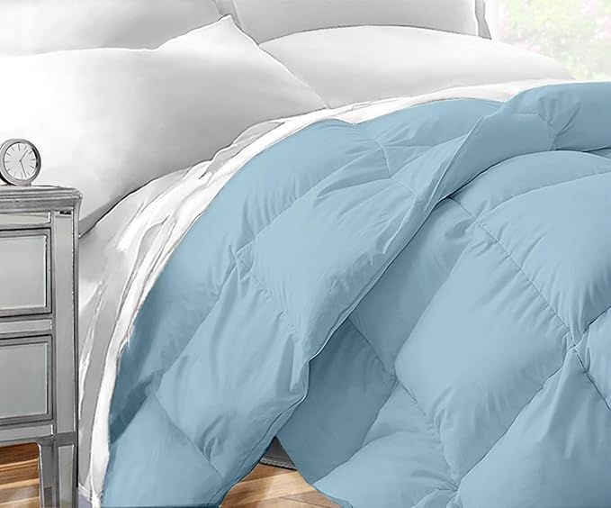 Luxury Goose Down Alternative Comforter Duvet Insert, Twin/Twin XL Size Comforter All Season - Ultra Soft Hypoallergenic Bedding - with Corner Tabs - Hotel Dorm