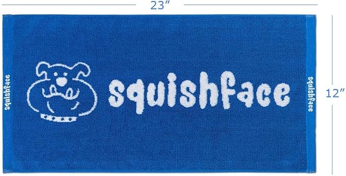 Squishface Slobber Towel – 100% Cotton Dog Drool Towel 23x12