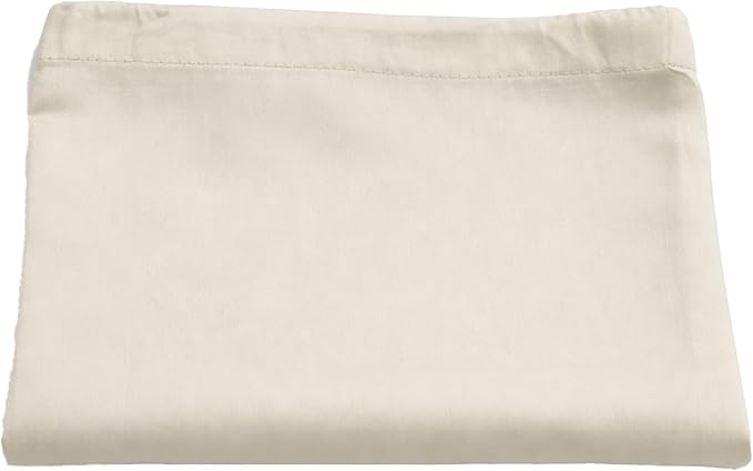 ORGANIC TEXTILES 350 Thread Count GOT's Certified Organic Cotton Pillowcases, Non-Toxic - (King, Ivory) - Set of 2