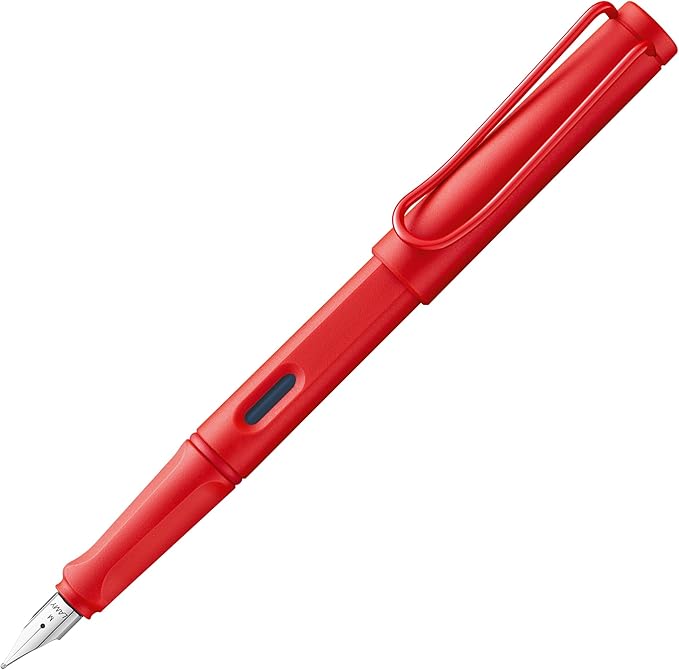 Lamy Safari Cosy Fountain Pen 020 Special Edition, Modern Fountain Pen in Strawberry Colour with Ergonomic Grip and Timeless Design, Nib Strength EF, Special Model, Pack of 1
