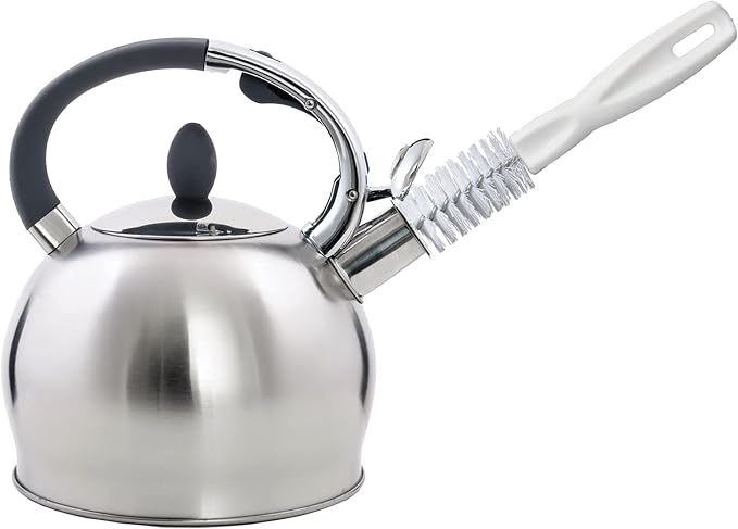 HIC Kitchen Tea Kettle Cleaning Brush for Spouts, Set of 2
