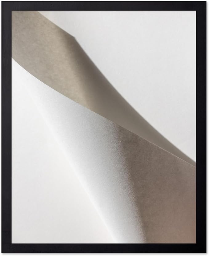 Monem Art Minimalist Folded Paper Abstract Print - Scandinavian Neutral Texture Art Poster - Wall Decor for Living Room, Bedroom or Office - 18x24 Unframed Wall Art by Mareike Bohmer