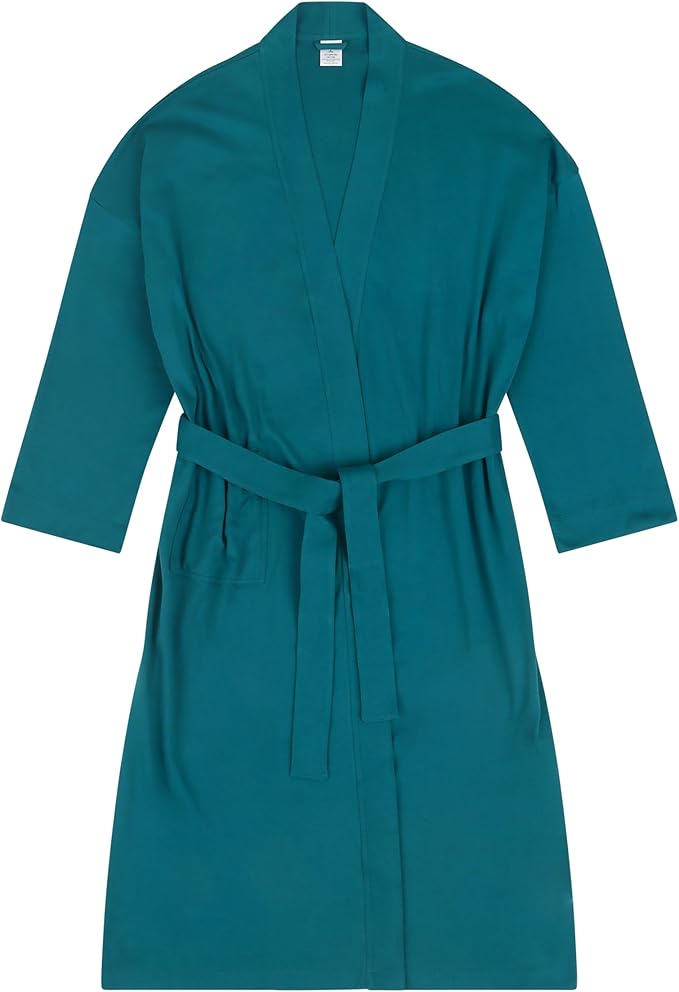 Pure Fiber Serenity Organic Cotton Robe - Luxurious Comfort for Spa, Bath, and Relaxation