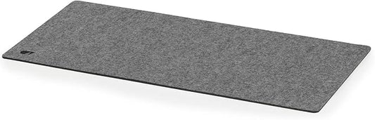 Oakywood Craft 100% Merino Wool Felt & Cork Desk mat – Sustainable, Handmade Wool Felt Desk pad with Cork Base for Comfort and Stability – 100% Merino Wool & Cork - Grey 62x30cm (24.41x11,8 in)