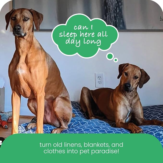 Molly Mutt Huge Dog Bed Cover - Romeo & Juliet Print - Measures 36”X45”X5”- 100% Cotton - Durable - Breathable - Sustainable - Machine Washable Dog Bed Cover (Dd35Ac)
