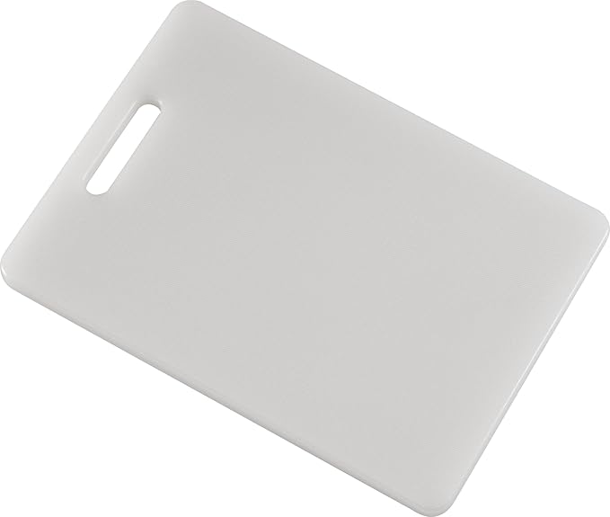 GoodCook Everyday Solid Polyethylene Cutting Board, 8 x 11-Inch, Non-Porous Plastic, White
