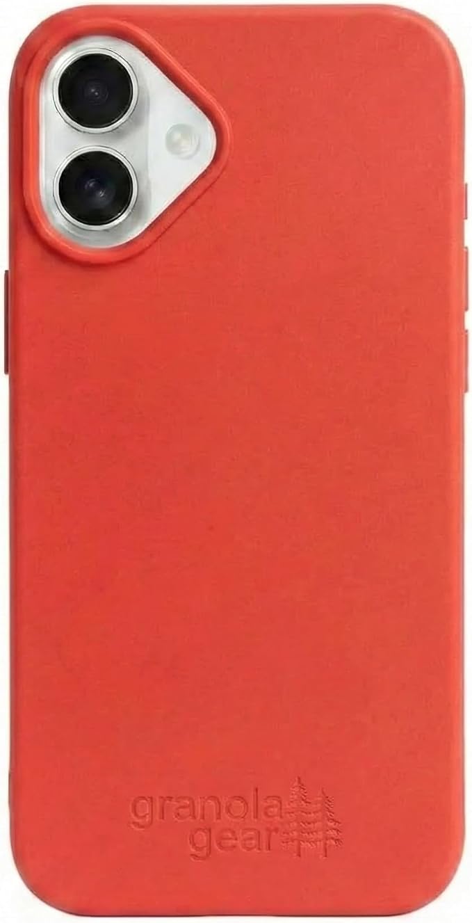 Eco by GranolaGear - Eco-Friendly Phone Case for iPhone 16 Plus - Biodegradable, Compostable, Plastic-Free, Made from Plants - Cajun Shrimp