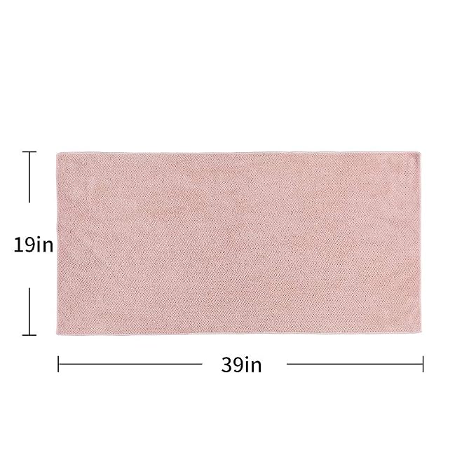 Microfiber Hair Towel Quick Dry Hair Towel Hair Drying Towels Suitable for All Kinds of Hair Ultra Absorbent Long and Thick Hair 19X39inch Blue (1pcs)