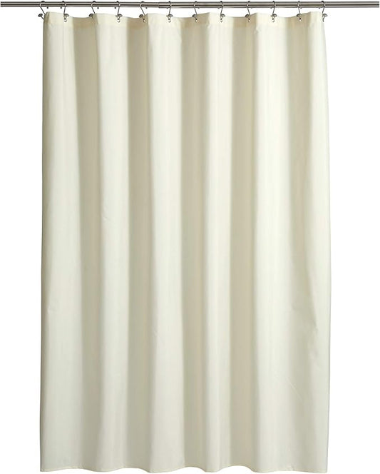 Ultimate Waterproof Fabric Shower Curtain or Liner, Breathable TPU & Machine Washable, Use for Bath Tub/Stall in Home and Hotel, Sand, 72"x72"