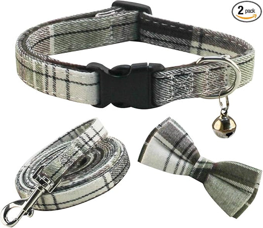 SuperBuddy Dog Collar and Leash,Breathable Adjustable Dog Collar-Safe Buckle-Collars for Small Medium Large Pet