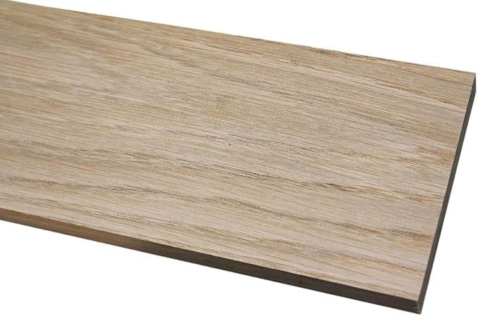 Woodchucks Wood 3/4 Inch x 2 Inch x 16 Inch Solid White Oak Lumber Boards as Cutting Board Wood (6 Pack)