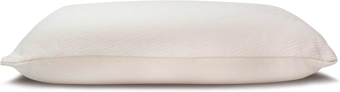 Naturepedic Organic Solid Latex Pillow - Standard Bed Pillow - Luxury Pillow for Comfortable Sleeping, Back Support and Neck Pain Relief - Sleeps Cooler & More Supportive Than Memory Foam Pillows