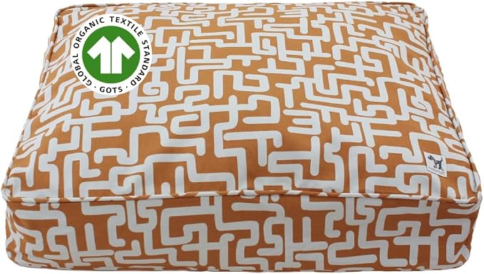 Molly Mutt Hypnotize Dog Bed Duvet Cover, GOTS-Certified 100% Organic Cotton Canvas Cover for Dog, Puppy, or Cat Bed, Durable, Washable, and Free of Harmful Chemicals, Huge, 36"x45"x5"