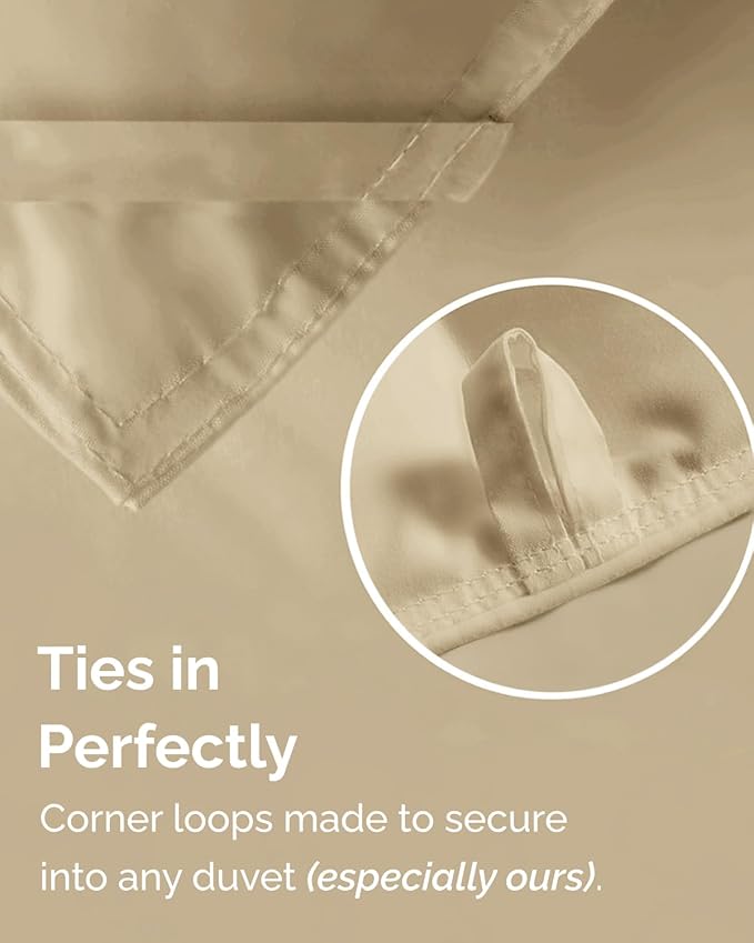 Twin Size, Beige Alternative Down Comforter - Warm, Lightweight & Breathable Hotel Quality Bedding Set for Men, Women, Kids and Teens - All Season Oversized Cooling Microfiber Duvet Insert Comforter