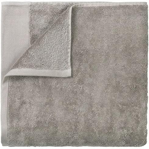 Blomus Riva Organic Terry Cloth Sauna Towel Bath Sheet - Satellite (Taupe) - 100x200cm / 39x79in
