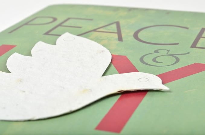 Bloomin Seeds N' Greetings Cards - Handmade Seed Paper -Peace & Joy (8 Pack)