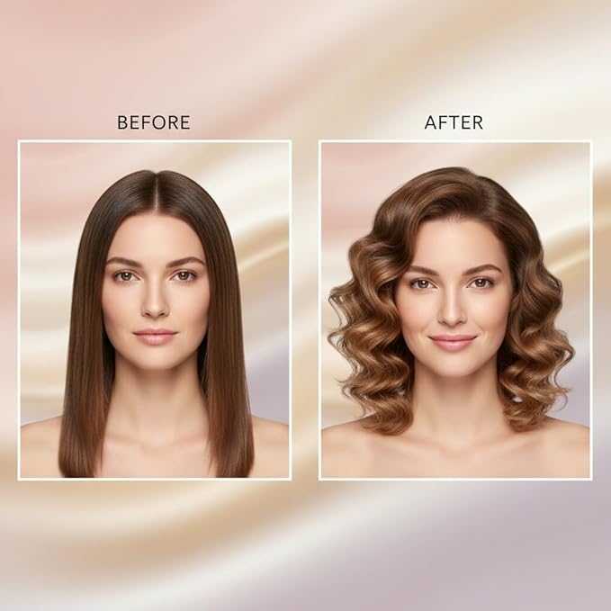 My Beauty Spot 40 Pc. Silicone Hair Curlers - 40 Silicone Curlers, 2 Sizes, No Heat Damage, Soft Material, Comes with Storage Case