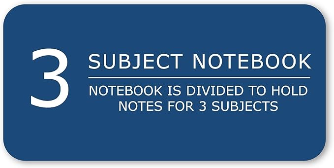 ROARING SPRING Environotes Recycled Spiral Notebook – 24 Pack, 11" x 9", Three Subject, 100 Sheets, College Ruled Perforated Heavyweight 20 lb Paper, 3 Double Pocket, Made in USA