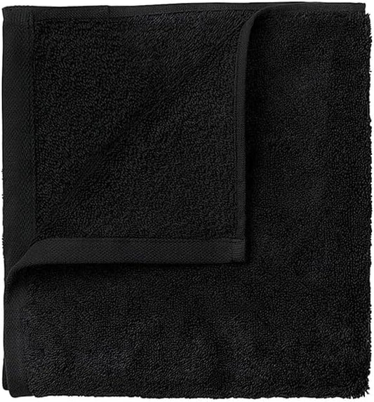 blomus Riva Washcloths Black Set of 4