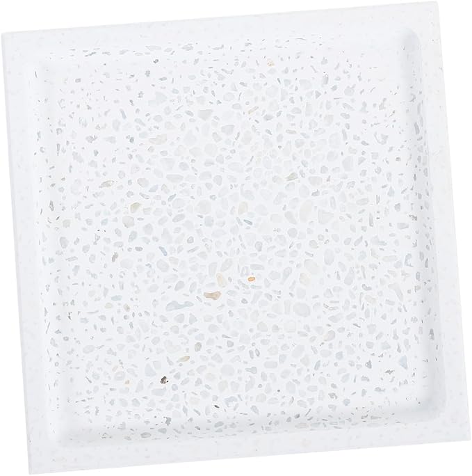 Unomor Water Absorbent Diatomite Soap Dish Holder Quick Drying Soap Tray for Bathroom Kitchen Natural Earth Modern Design -Skid Easy to Clean