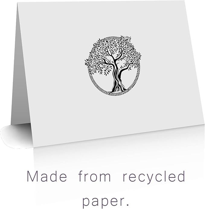 15 x Tree of Life Note Cards Made from Recycled Paper