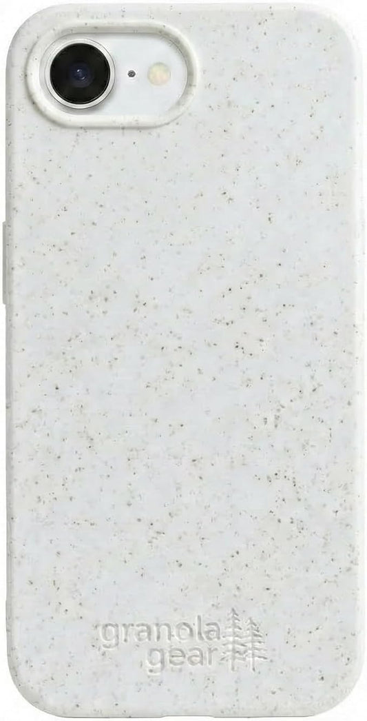 Eco by GranolaGear - Eco-Friendly Phone Case for iPhone 16e - Biodegradable, Compostable, Plastic-Free, Made from Plants - Alpine Snow