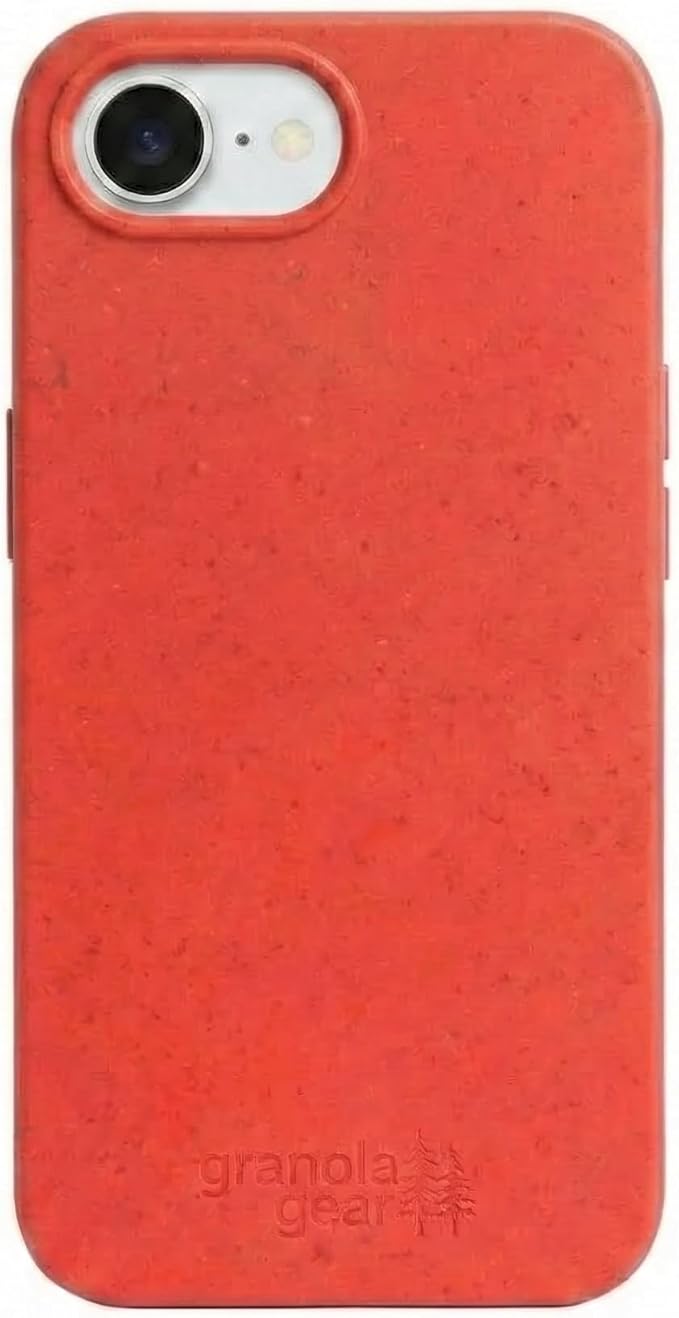 Eco by GranolaGear - Eco-Friendly Phone Case for iPhone 16e - Biodegradable, Compostable, Plastic-Free, Made from Plants - Cajun Shrimp