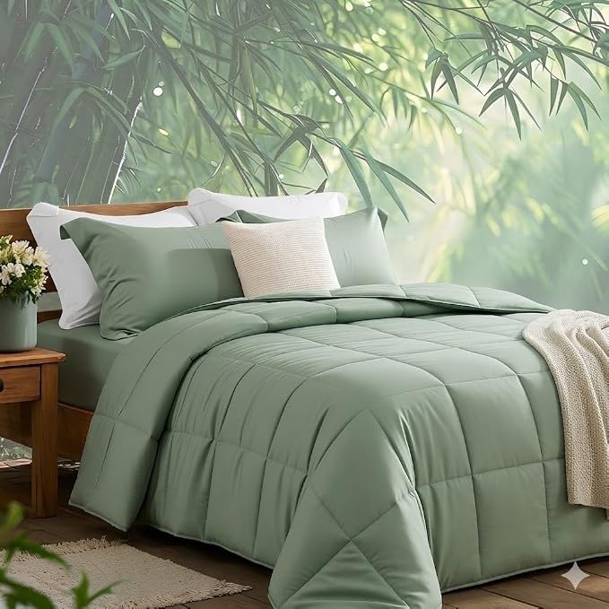 NEXHOME PRO 100% Viscose from Bamboo Comforter Oversized King Size - Ultra-Soft, Breathable, Lightweight All-Season & Summer Duvet Insert, Natural Temperature Regulating for Cooling Sleep 12098
