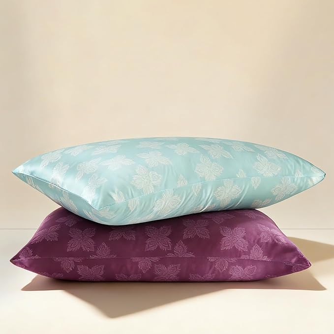 ZIMASILK 100% Pure Mulberry Silk Pillowcase for Hair and Skin Health, Soft and Smooth, Both Sides Premium Grade 6A Silk, 600 Thread Count, with Hidden Zipper, 1pc (Queen 20"x30", Dark Mauve)